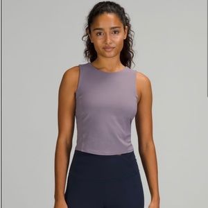 Lululemon Black Nulu Twist-Back Yoga Tank Top